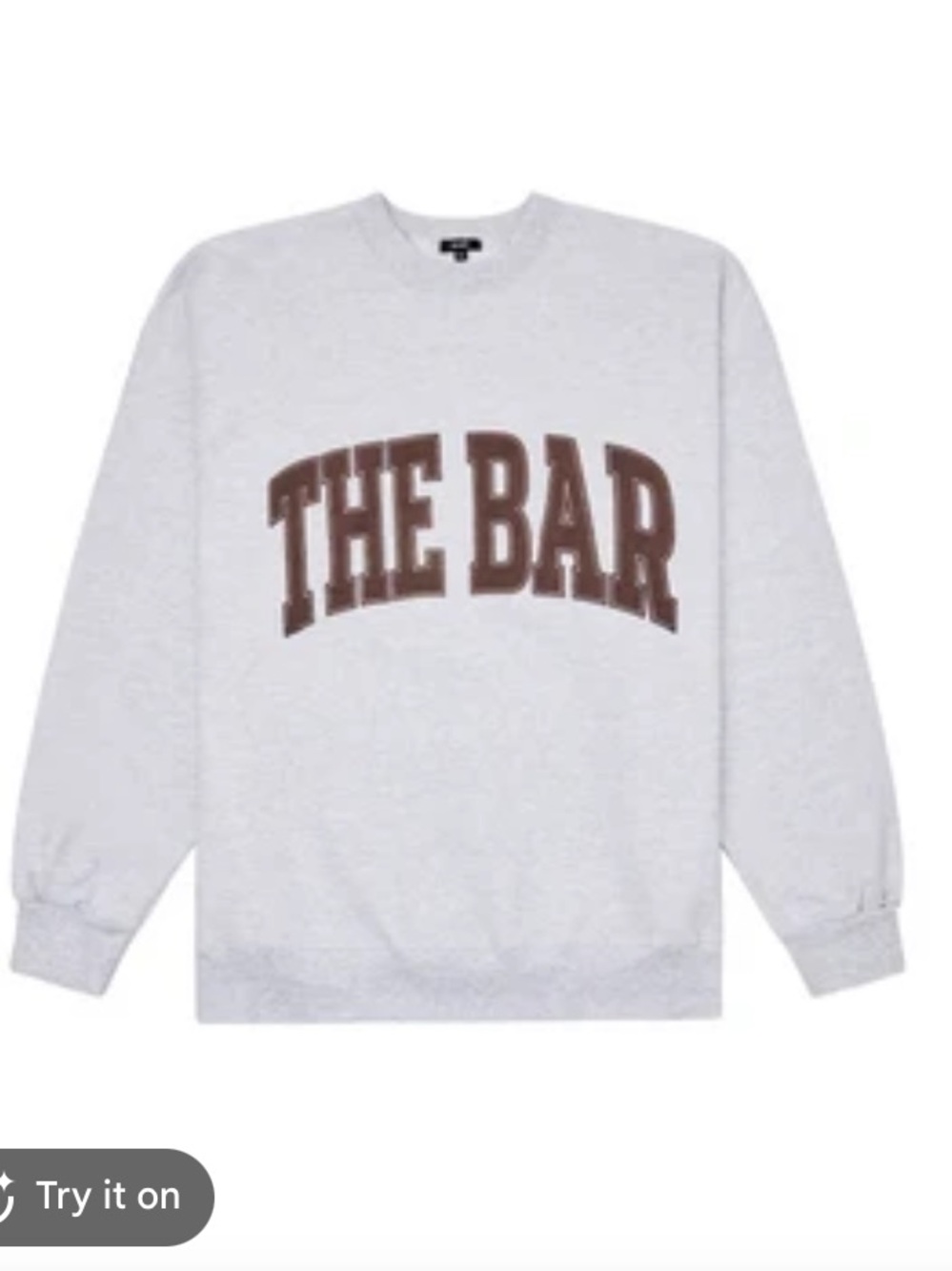 The Bar sweatshirt. Sz L